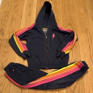 Aviator Nation Kids Neon Stripe Set